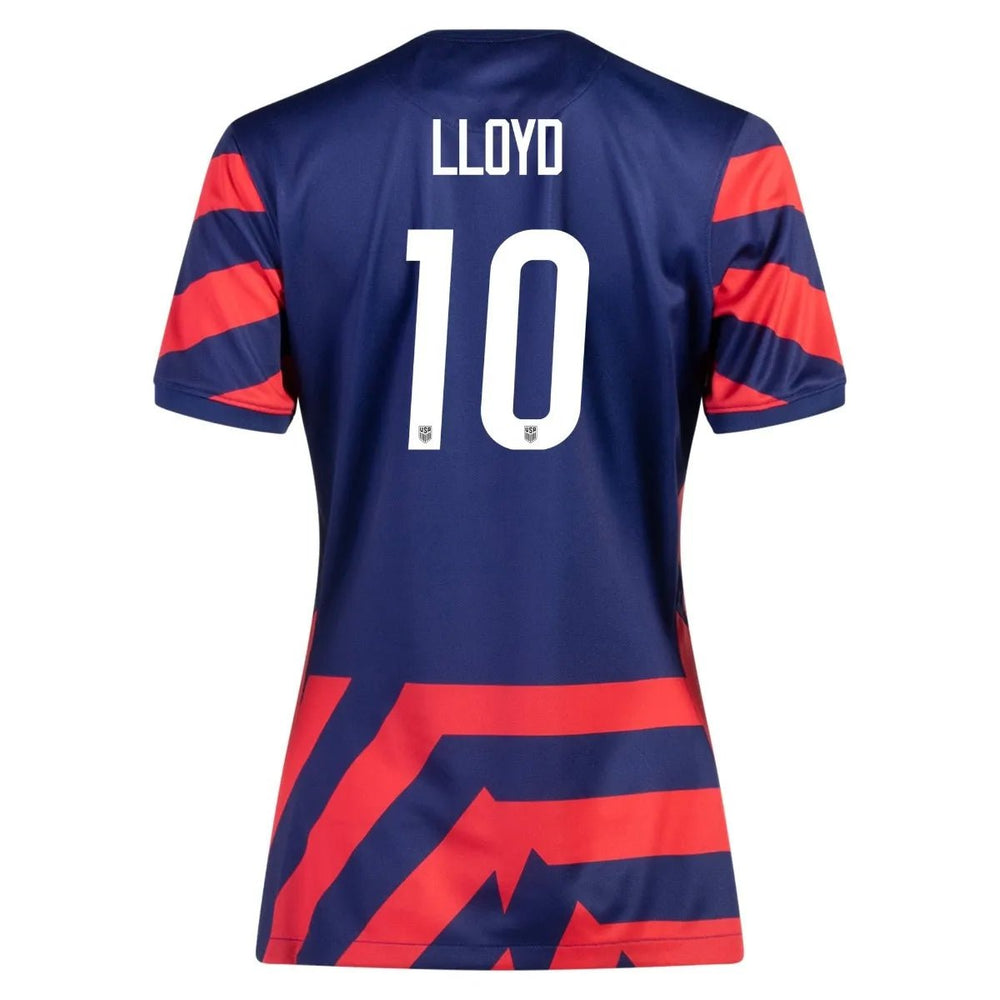 2021-22 USA Women Away Soccer Jersey - Navy-Red / Nike