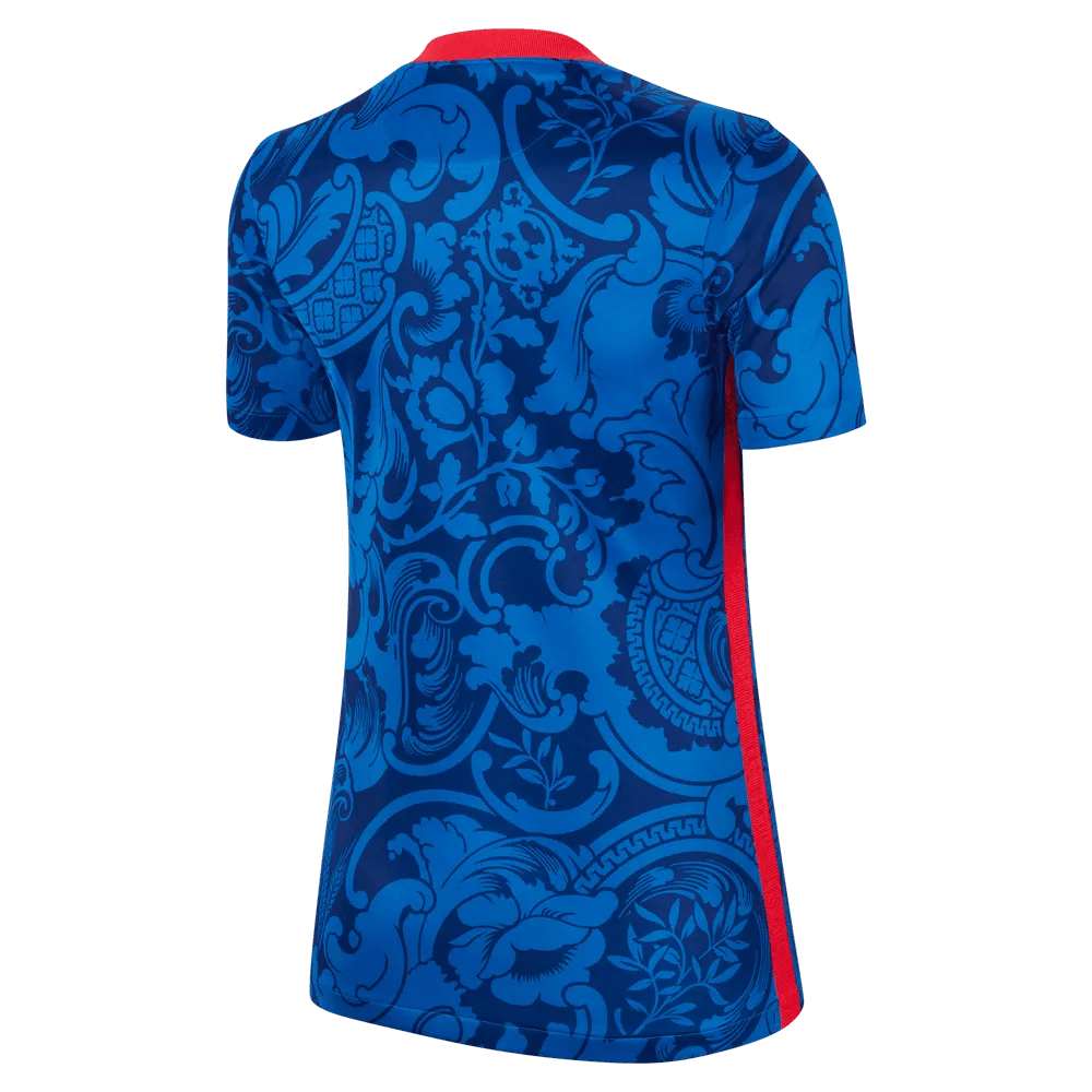 France Women's EC22 Home Soccer Jersey - Hyper Cobalt-Siren Red / Nike