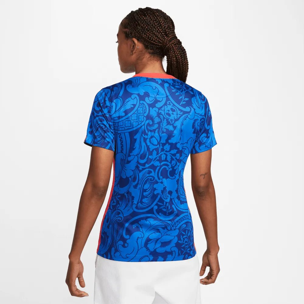 France Women's EC22 Home Soccer Jersey - Hyper Cobalt-Siren Red / Nike