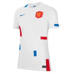 Netherlands Women's EC22 Away Soccer Jersey - White-Soar / Nike