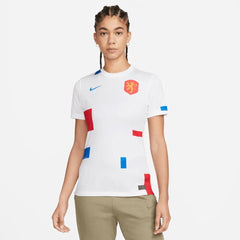 Netherlands Women's EC22 Away Soccer Jersey - White-Soar / Nike