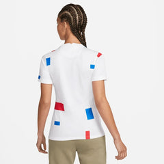 Netherlands Women's EC22 Away Soccer Jersey - White-Soar / Nike
