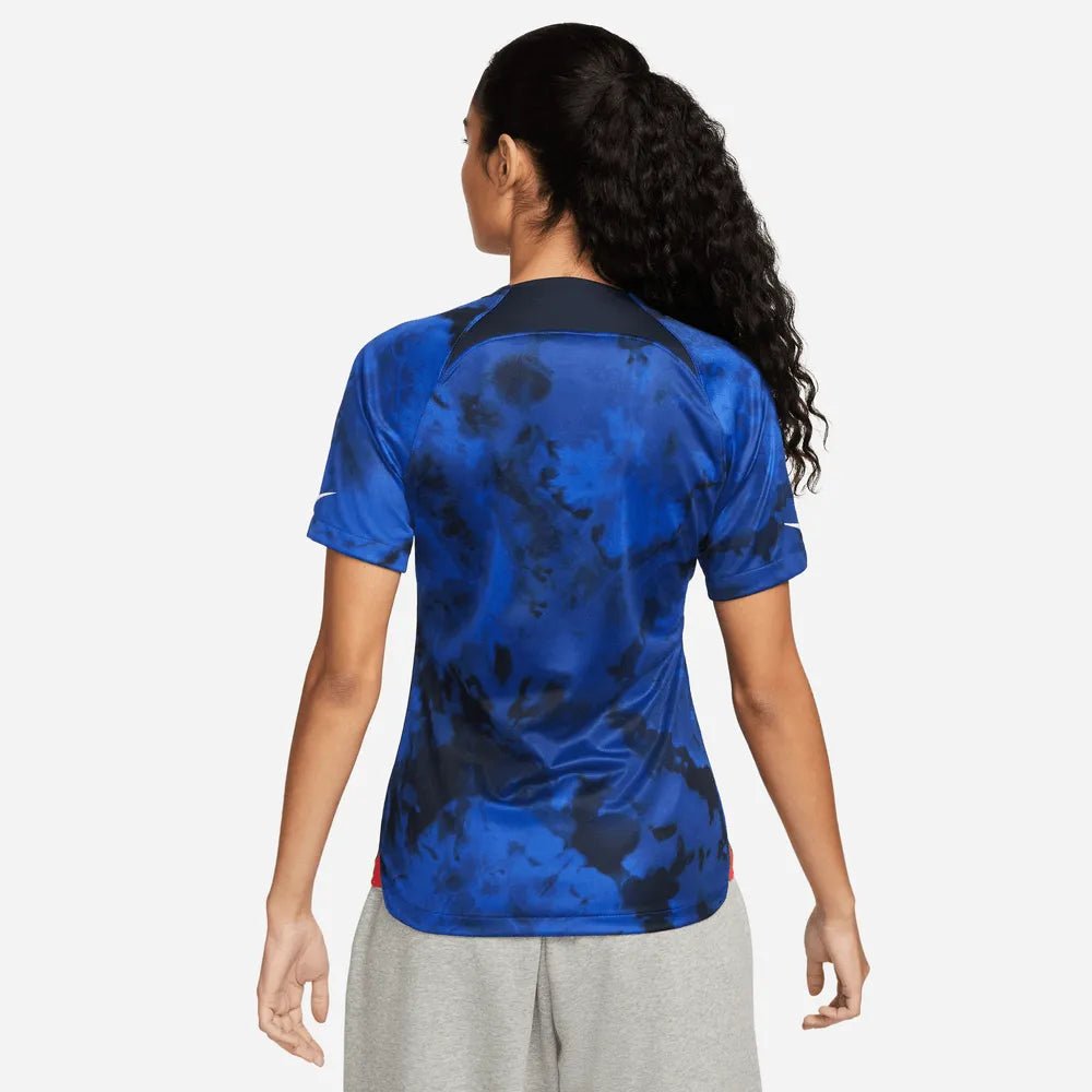 2022-23 USA Women's Away Soccer Jersey - Bright Blue-White / Nike