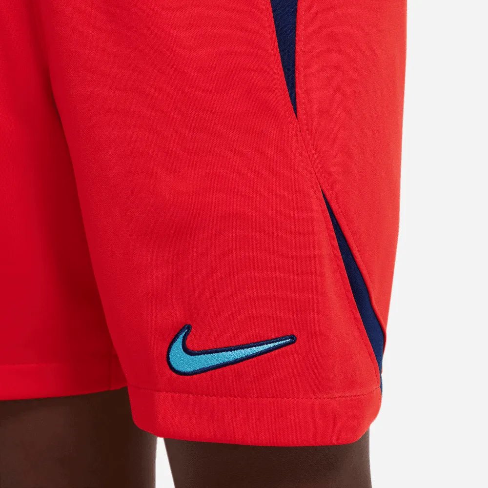 2022-23 England Youth Away Soccer Short Red-Blue Void / Nike