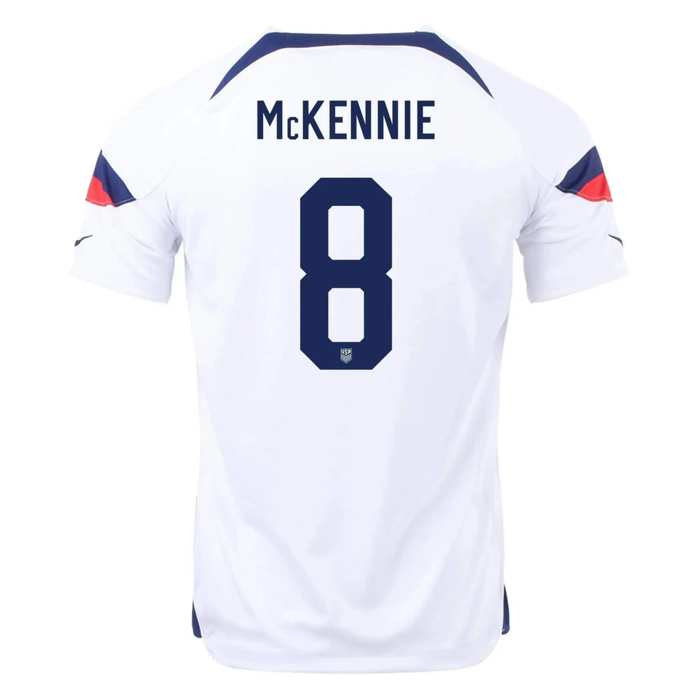 2022-23 USA Home Youth Soccer Jersey White-Loyal Blue / Nike