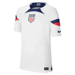 2022-23 USA Home Youth Soccer Jersey White-Loyal Blue / Nike