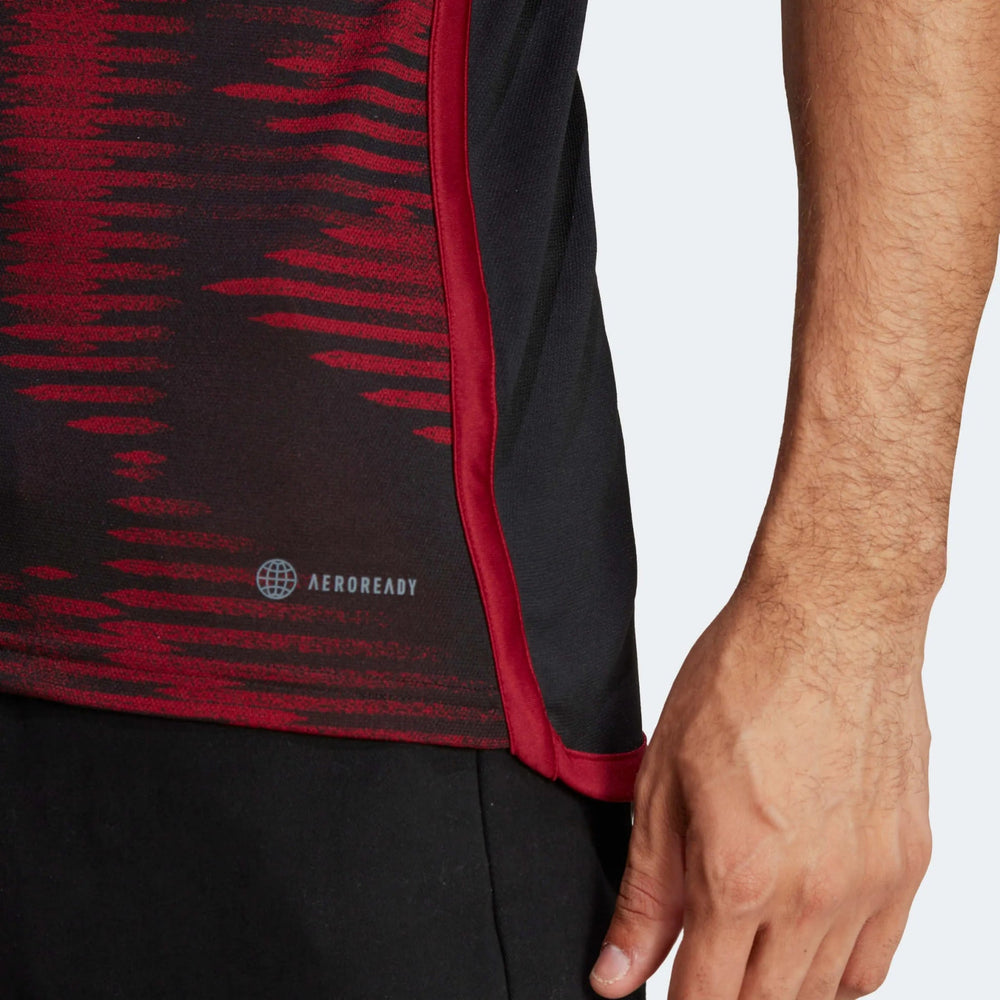 2022-23 Germany Away Soccer Jersey Black / Adidas