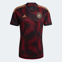 2022-23 Germany Away Soccer Jersey Black / Adidas