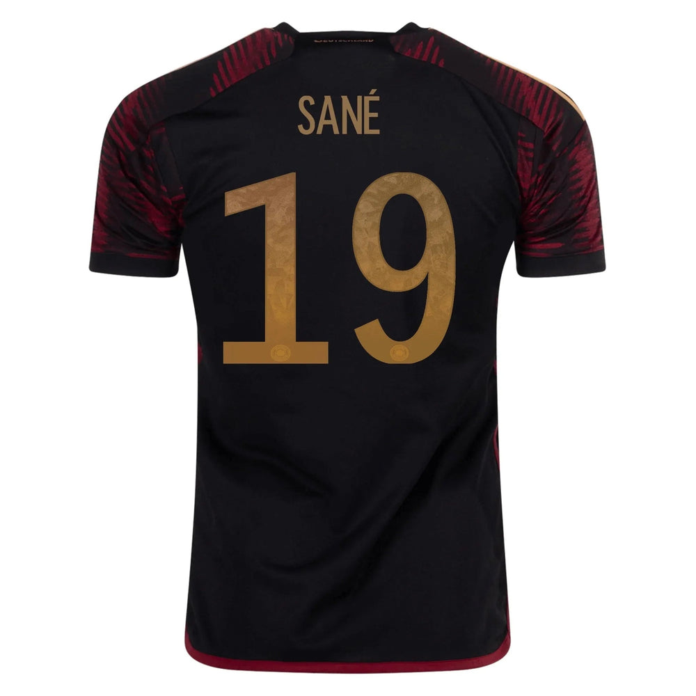 2022-23 Germany Away Soccer Jersey Black / Adidas