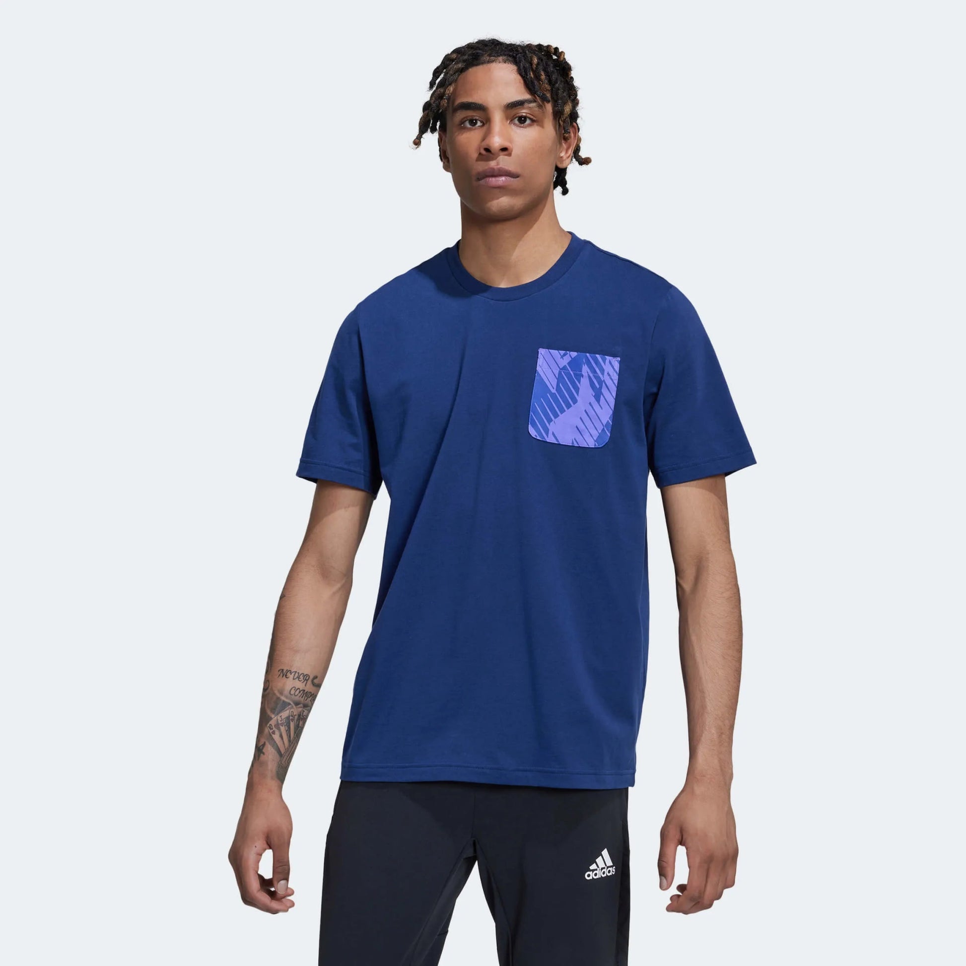 2022-23 Argentina Graphic Tee Night Indigo / Adidas