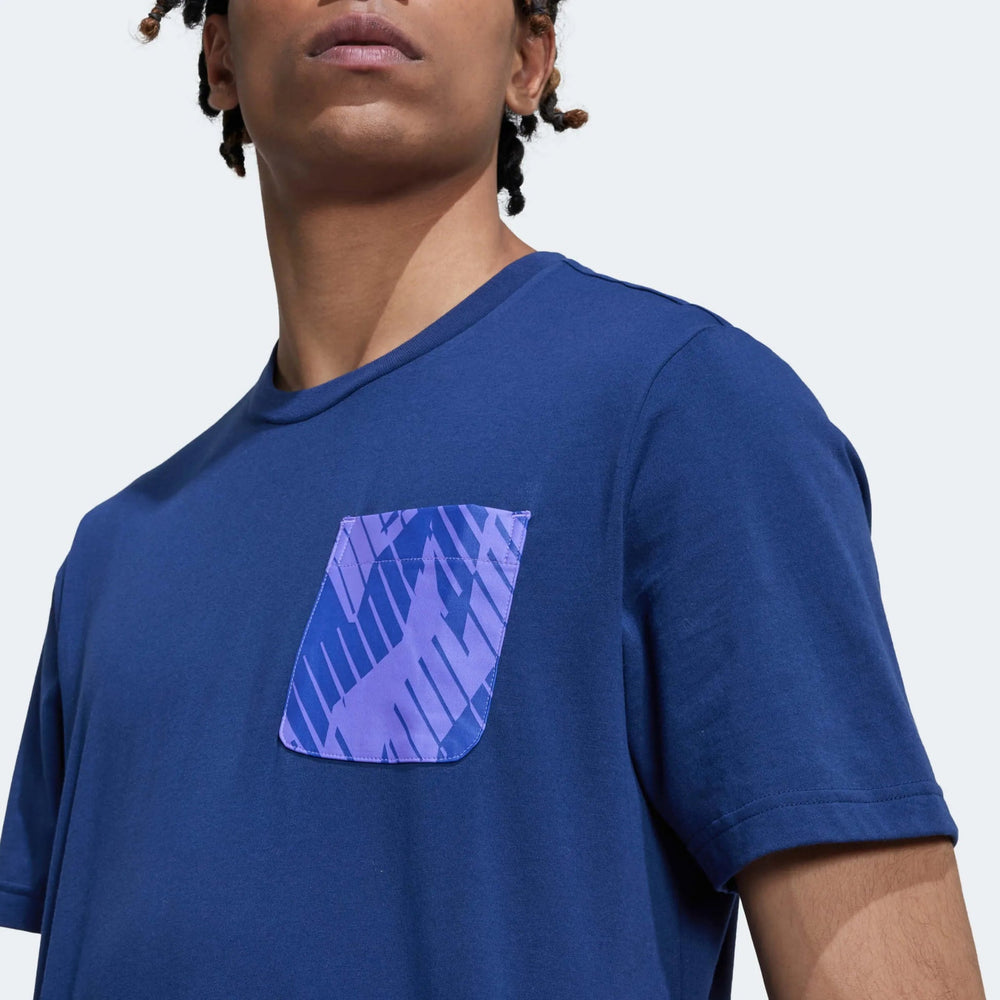 2022-23 Argentina Graphic Tee Night Indigo / Adidas