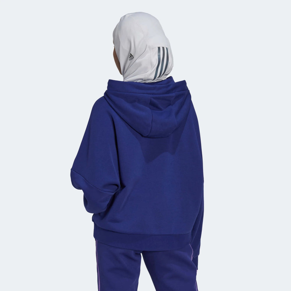 2022-23 Argentina Women's 3 Stripe Hoody Legacy Indigo / Adidas