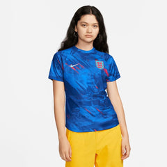 2022-23 England Women's Training Pre-Match Soccer Jersey - Blue / Nike