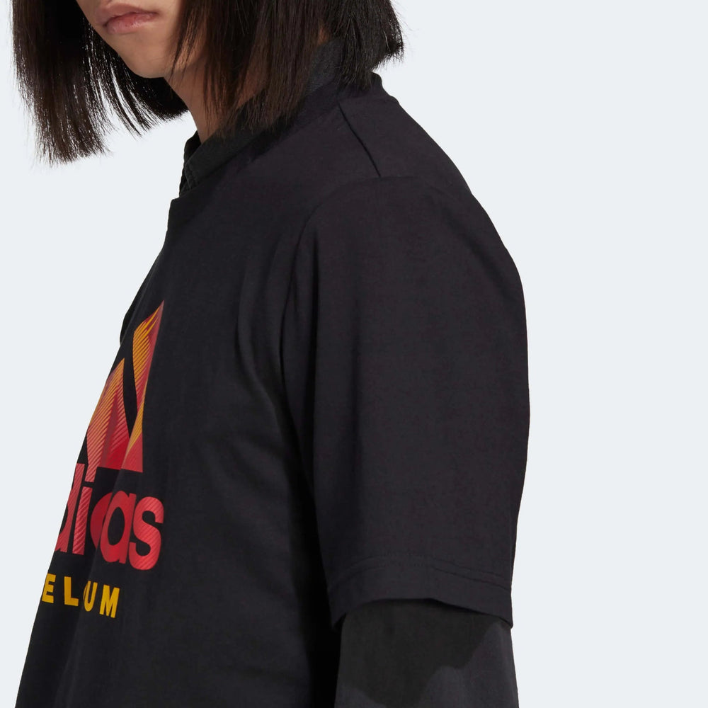 2022-23 Belgium DNA Graphic Tee - Black / Adidas