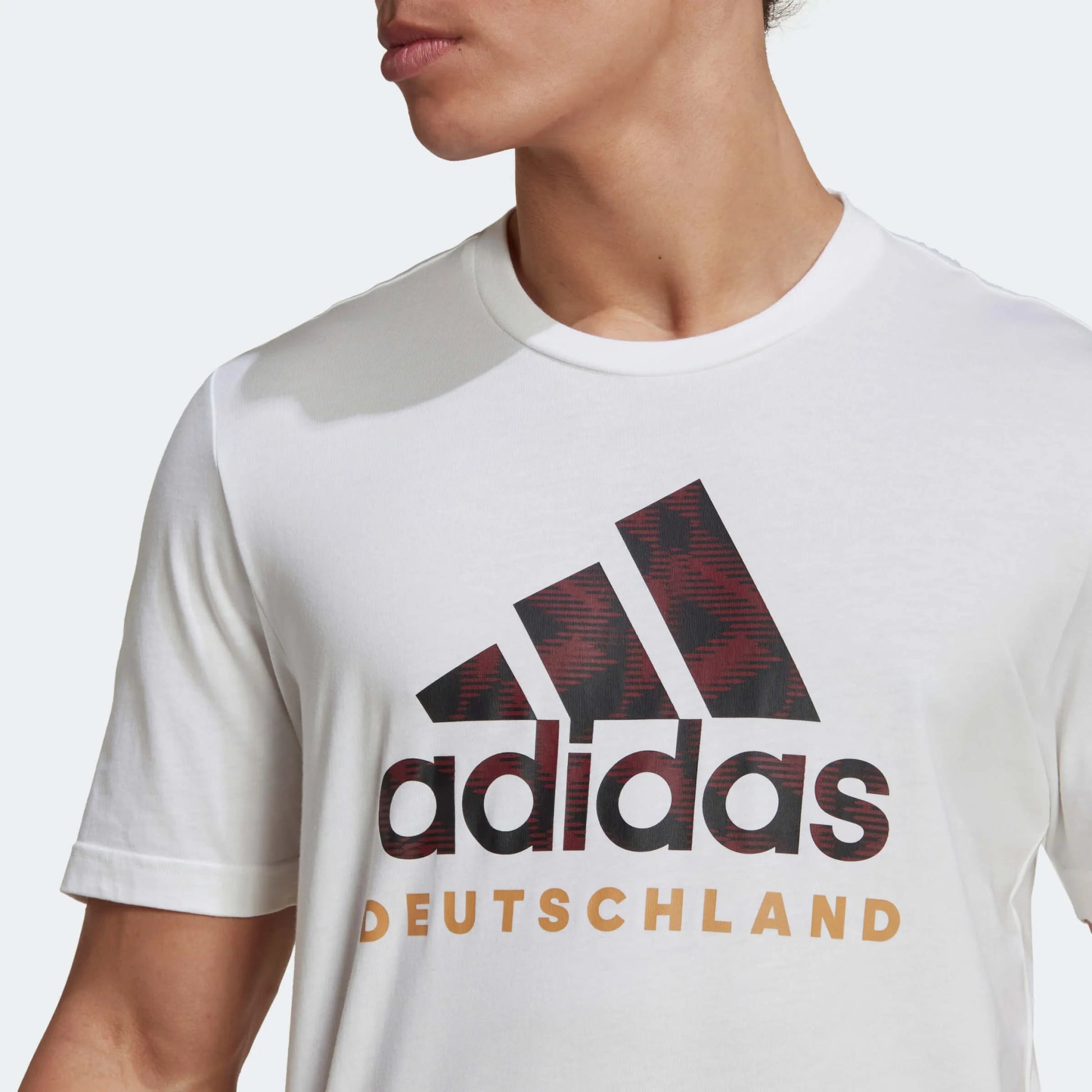 2022-23 Germany DNA Graphic Tee - White-Black / Adidas