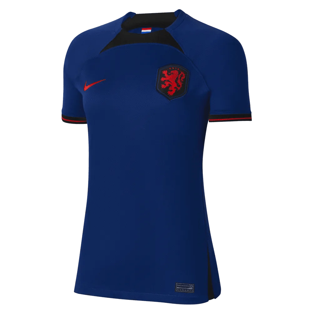 2022-23 Netherlands Women's Away Soccer Jersey - Deep Royal Blue / Nike