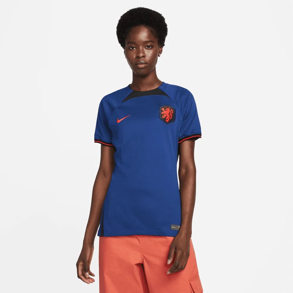 2022-23 Netherlands Women's Away Soccer Jersey - Deep Royal Blue / Nike