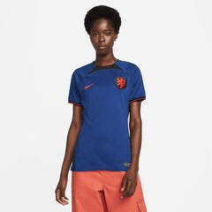2022-23 Netherlands Women's Away Soccer Jersey - Deep Royal Blue / Nike