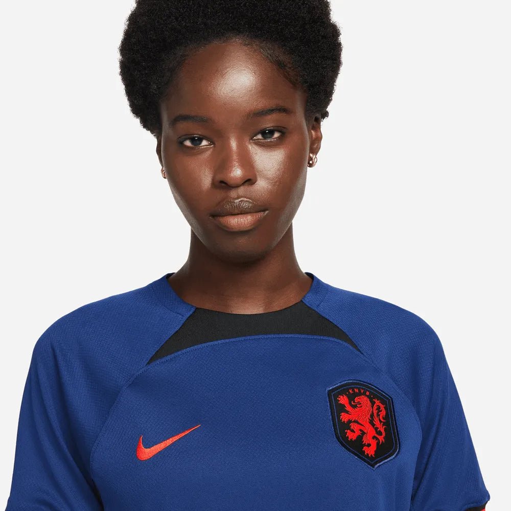 2022-23 Netherlands Women's Away Soccer Jersey - Deep Royal Blue / Nike