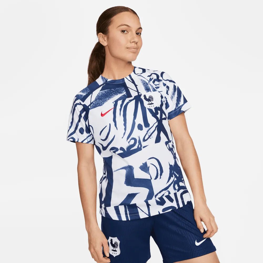 2023 France Womens Pre-Match Soccer Jersey / Nike