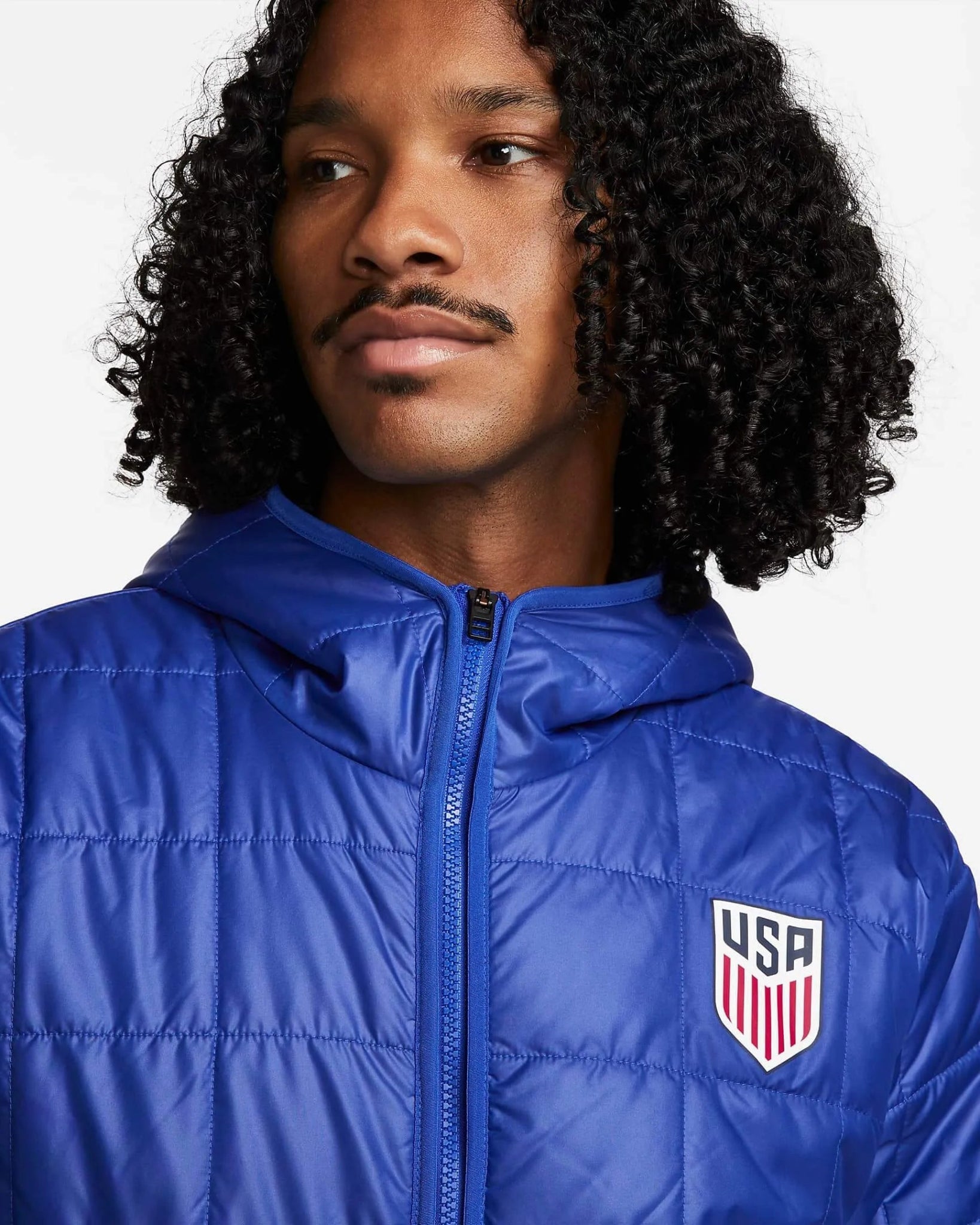 2023 USA Men's Fleece-Lined Hooded Jacket / Nike