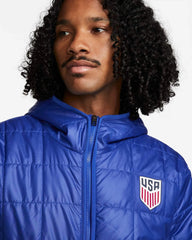 2023 USA Men's Fleece-Lined Hooded Jacket / Nike