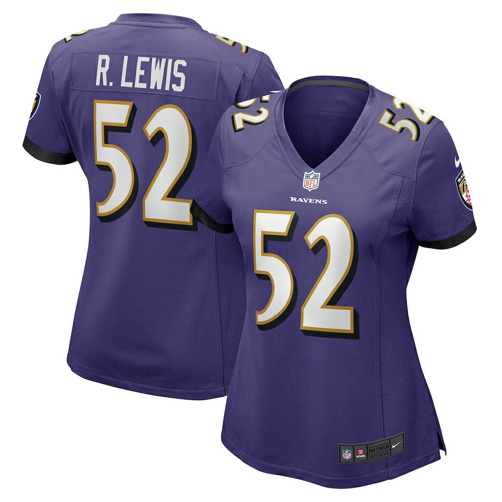 Ray Lewis  Women's Game Jersey - Baltimore Ravens