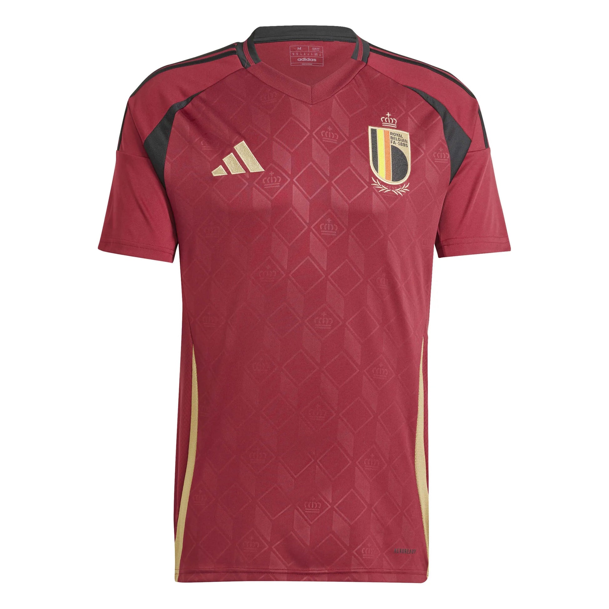2024-25 Belgium Men's Stadium Home Soccer Jersey / Adidas