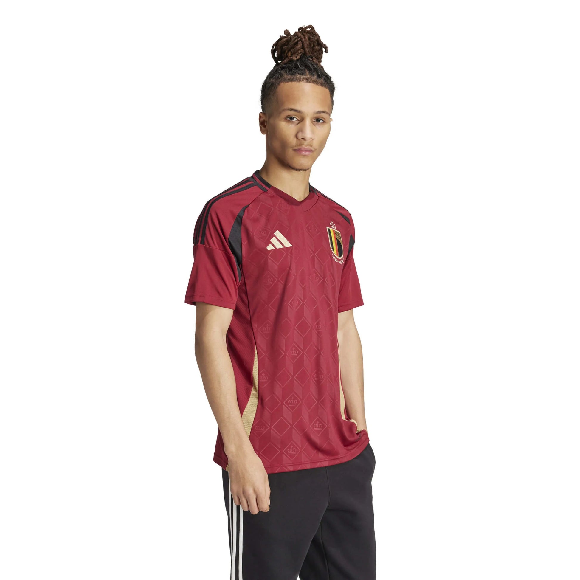 2024-25 Belgium Men's Stadium Home Soccer Jersey / Adidas
