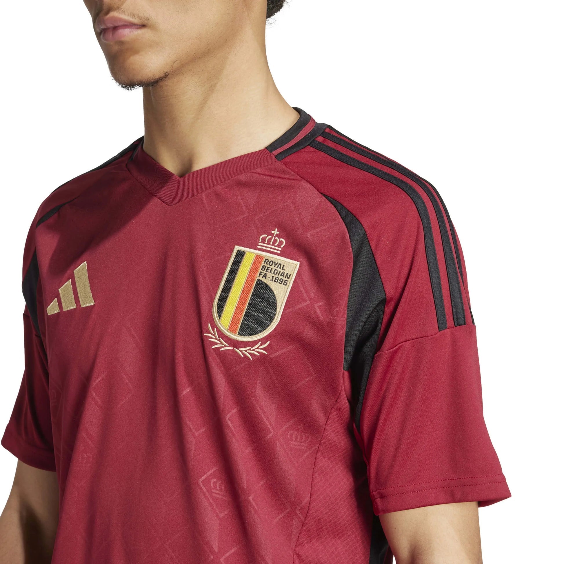 2024-25 Belgium Men's Stadium Home Soccer Jersey / Adidas