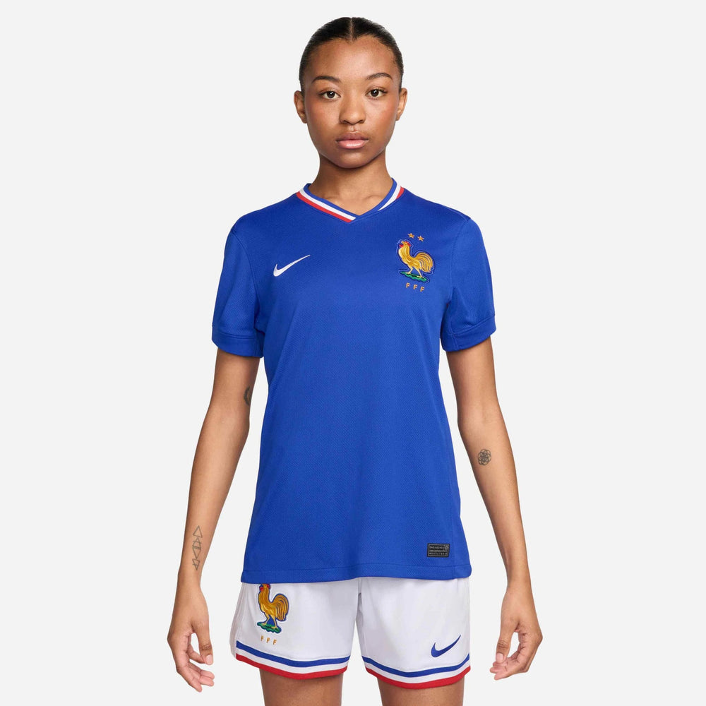 2024-25 France Women's Stadium Home Soccer Jersey / Nike