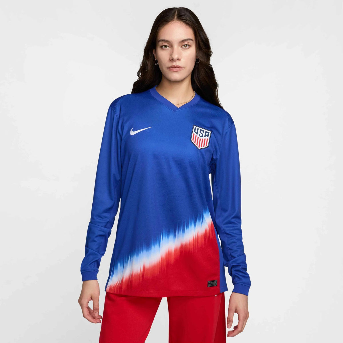2024-25 USA Men's Stadium Away Long-Sleeve Soccer Jersey / Nike