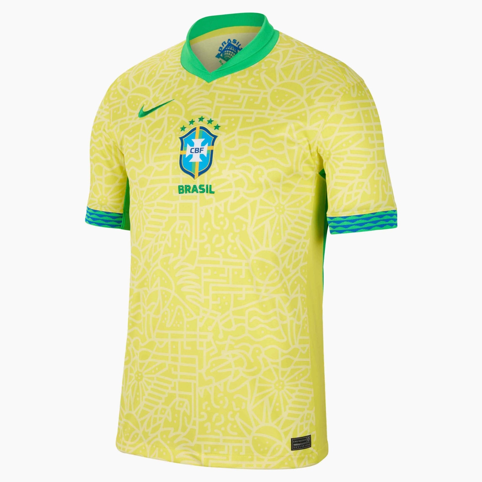 2024-25 Brazil Men's Stadium Home Soccer Jersey / Nike