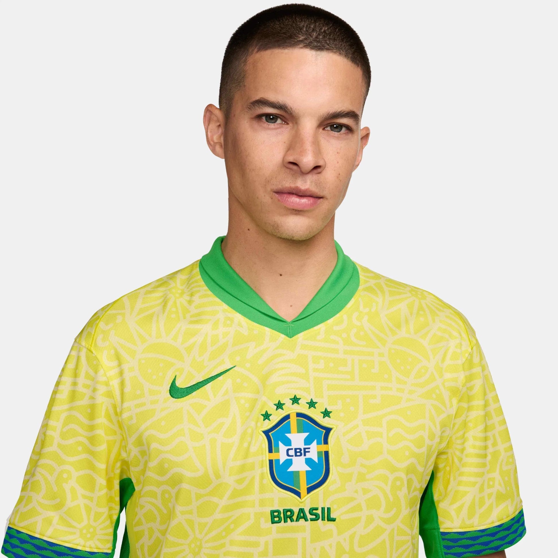 2024-25 Brazil Men's Stadium Home Soccer Jersey / Nike