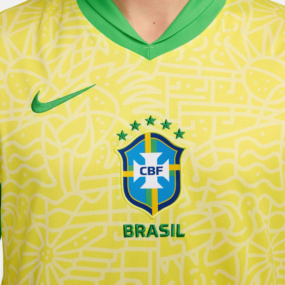 2024-25 Brazil Men's Stadium Home Soccer Jersey / Nike