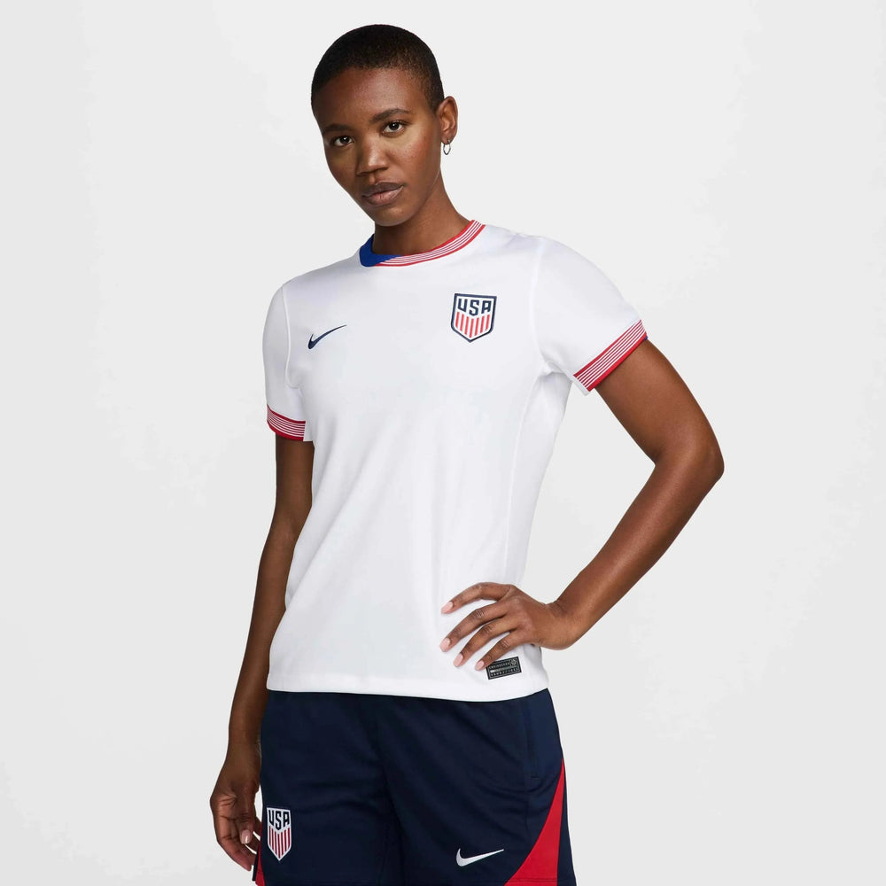 2024-25 USA Women's Stadium Home Soccer Jersey / Nike