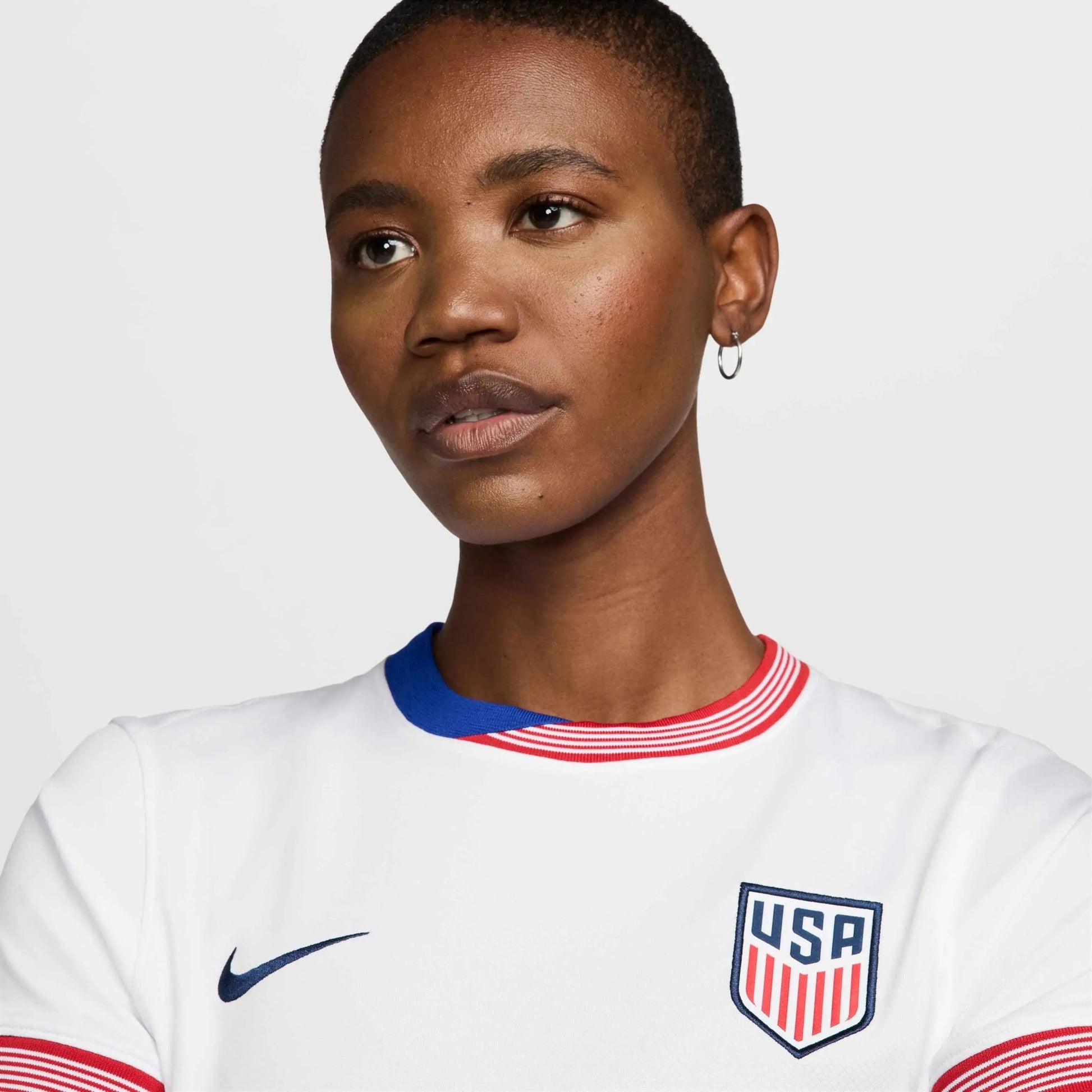 2024-25 USA Women's Stadium Home Soccer Jersey / Nike