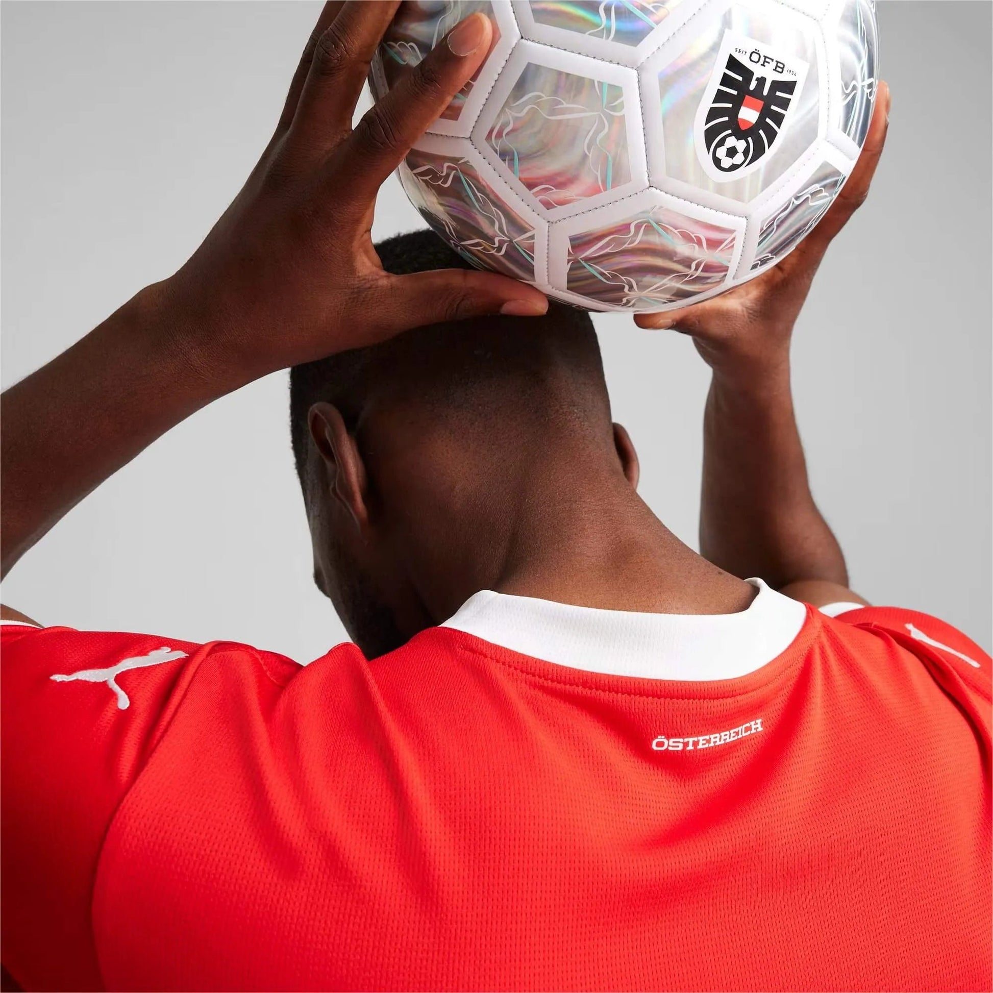 2024-25 Austria Men's Stadium Home Soccer Jersey / Puma