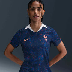 2025 France Women's Stadium Home Soccer Jersey  / Nike