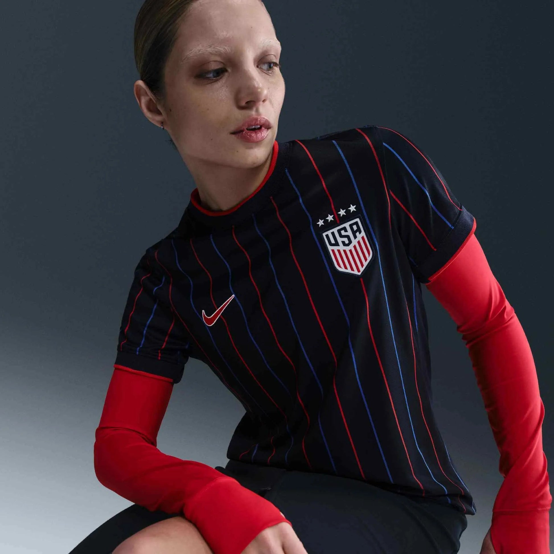 2025 USA Women's 4-Star Stadium Away Soccer Jersey  / Nike