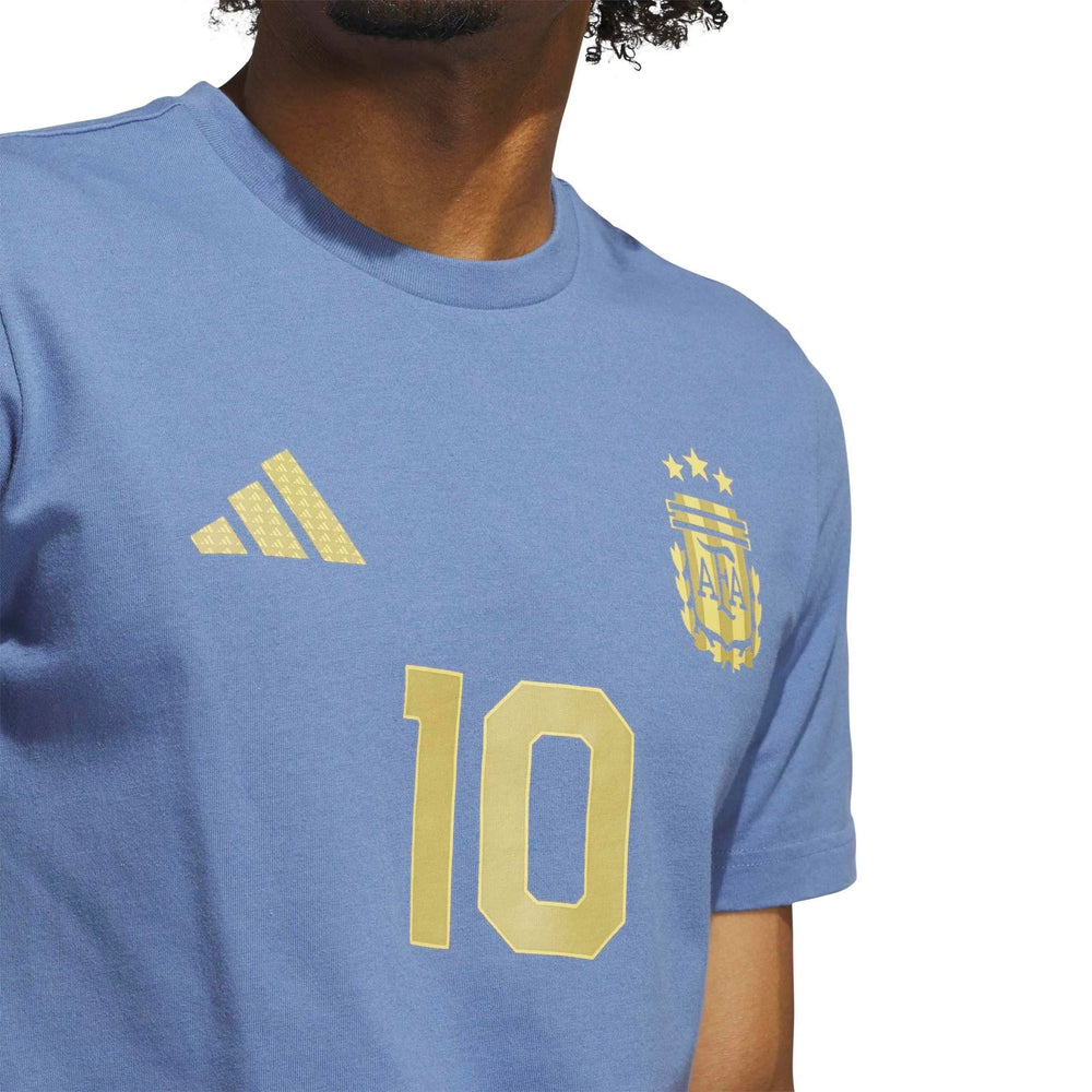 2026 Argentina Men's Messi Name And Number Tee  / Adidas