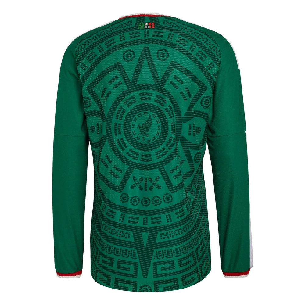 2026 Mexico Men's Authentic Home Long-Sleeve Soccer Jersey  / Adidas