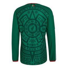 2026 Mexico Men's Authentic Home Long-Sleeve Soccer Jersey  / Adidas