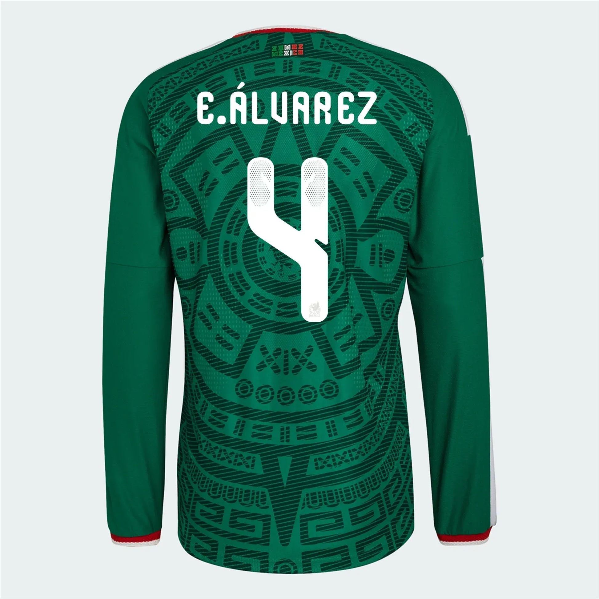 2026 Mexico Men's Authentic Home Long-Sleeve Soccer Jersey  / Adidas