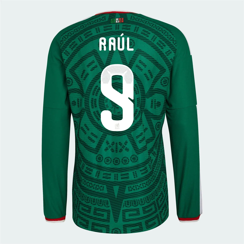 2026 Mexico Men's Authentic Home Long-Sleeve Soccer Jersey  / Adidas