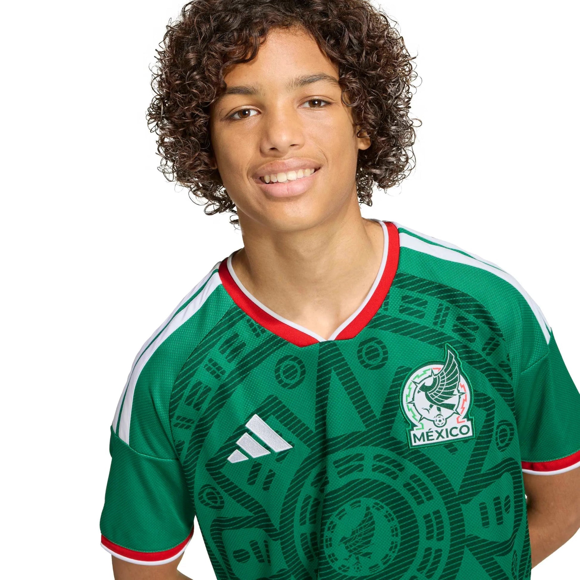 2026 Mexico Youth Stadium Home Soccer Jersey  / Adidas