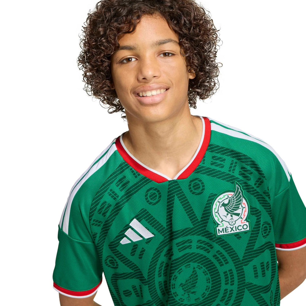 2026 Mexico Youth Stadium Home Soccer Jersey  / Adidas