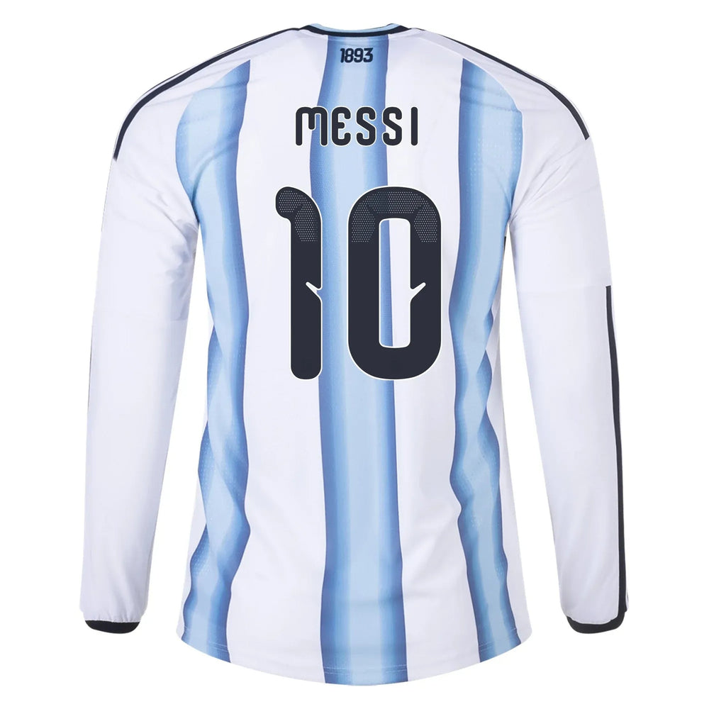2026 Argentina Men's Authentic Home Long-Sleeve Soccer Jersey  / Adidas