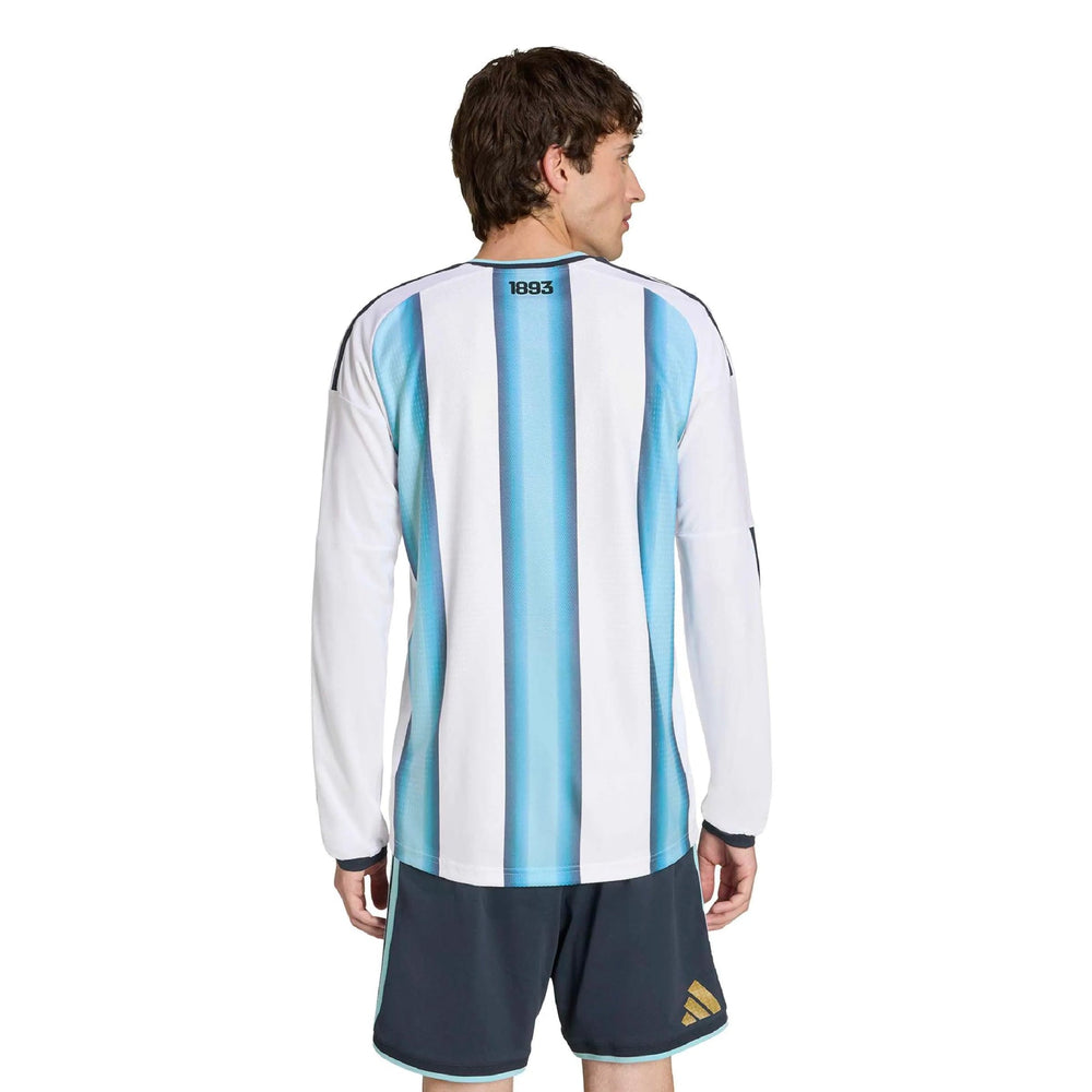 2026 Argentina Men's Authentic Home Long-Sleeve Soccer Jersey  / Adidas