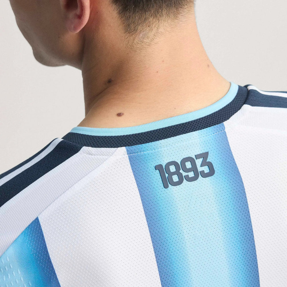 2026 Argentina Men's Authentic Home Long-Sleeve Soccer Jersey  / Adidas